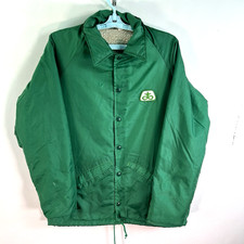 Pioneer Seed Sherpa Lined Wind Breaker Mens Size M Green