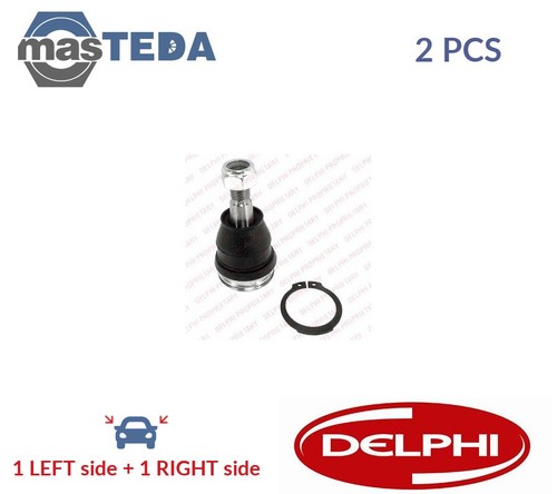 TC1006 SUSPENSION BALL JOINT PAIR FRONT DELPHI 2PCS FOR PEUGEOT 107 1.0,1.4 HDI
