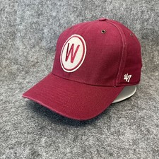 '47 Brand Washington Senators Cooperstown Snapback Hat Maroon One Size MLB Retro
