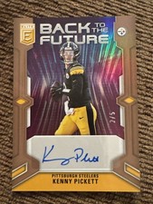 2023 Donruss Elite Kenny Pickett Back To The Future auto 2/5 SSP