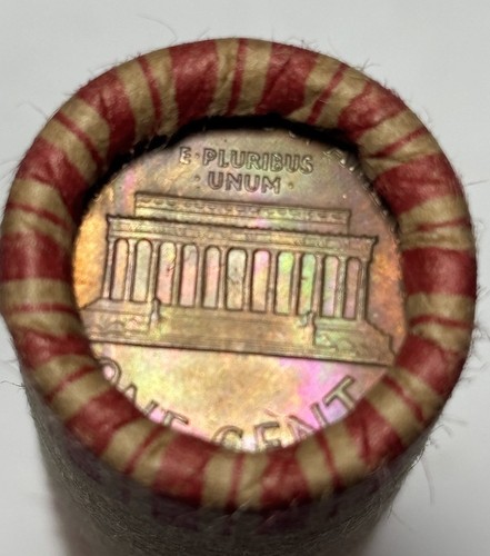 1968-S Lincoln Cent Roll BU!! Put Away Long Ago. End Will Be Toned. - Picture 8 of 8