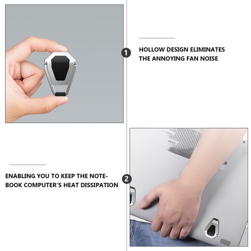 2 PCS tragbare Laptop-Computerständerhöhenhöhe-Verstellbarer Notebook-PC-Halter - 第 11/12 張圖片