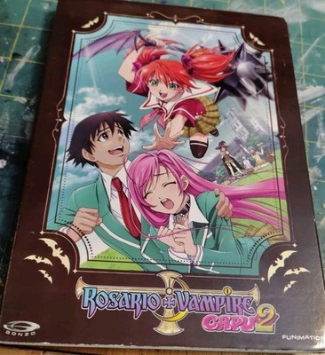Rosario + Vampire-Capu2 (DVD) Funimation 2 Discs Rare