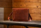 Genuine Satchel Men's Handmade Messenger Briefcase Leather Vintage Laptop Bag