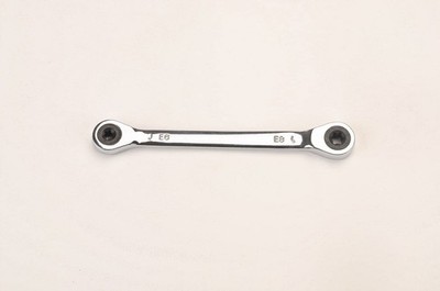 FLZOSPER E-Torx Double Box Ratcheting Wrench, E6x E8，Heavy Duty CR-V Box Ratc...