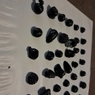 LEGO Minifigure Black Hair Lot of 48 Pieces — photo 10