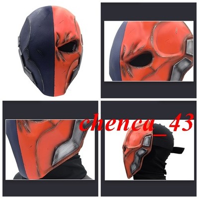 New Deathstroke Mask Slade Wilson Justice League Cosplay Helmet Terminator Props