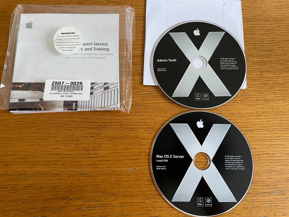 Apple Mac OS X 10.4.7 Tiger SERVER, 10 Client Lizenz - PowerPC G5, G4 und Intel - Bild 4 von 4