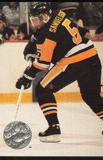 Ulf Samuelsson, 1991-92 Pro Set Platinum, #95, Pittsburgh Penguins,
