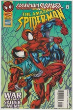 Amazing Spiderman #404 (Aug 1995, Marvel), VFN (8.0) Scarlet Spider & Jackal app
