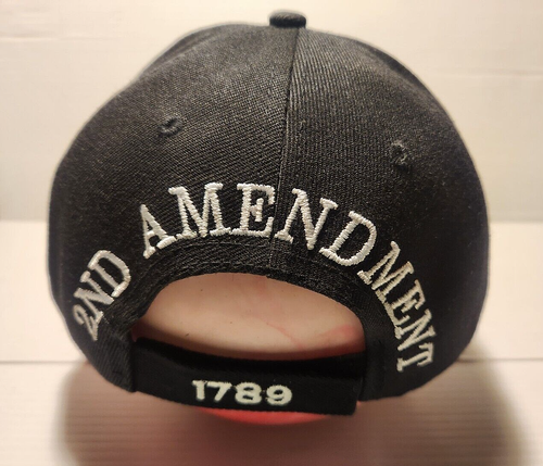 2nd Amendment Skull & Guns schwarze Kugelkappe verstellbarer Haken/Schlaufenmütze Erwachsene & Jugendliche - Bild 6 von 7