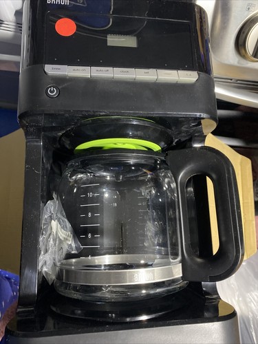 Braun - BrewSense 12 Cup Coffee Maker - Black - Model KF7000 No Filter Basket - Picture 3 of 4