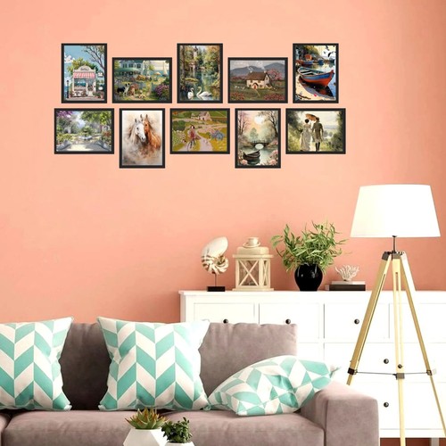 48 x Photo Picture Styrene Black Frames 4x6"/5x7"/6x8"/8x10"/A4 Certificate Bulk - Picture 32 of 54
