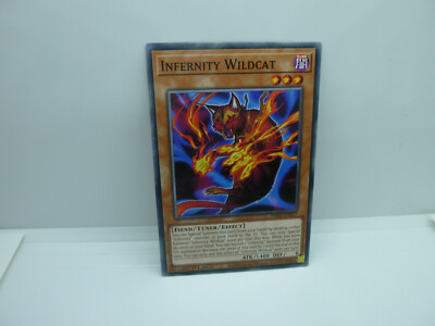 Yu-Gi-Oh Karte - Infernity Wildcat - Fiend / Tuner / Effect - Yugioh