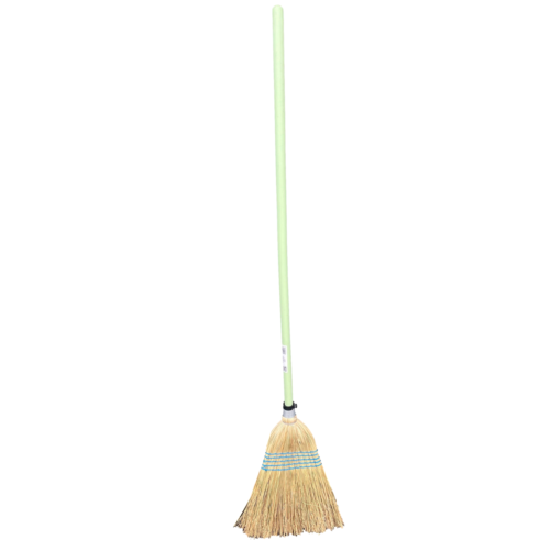 Traditional Corn Broom Besom Long Handled Sweeping Brush Yard Straw Garden - Picture 12 of 12