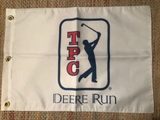 PGA TOUR TPC DEERE RUN JOHN DEERE CLASSIC PIN FLAG WITH GROMMETS FREE SHIP AUTOS