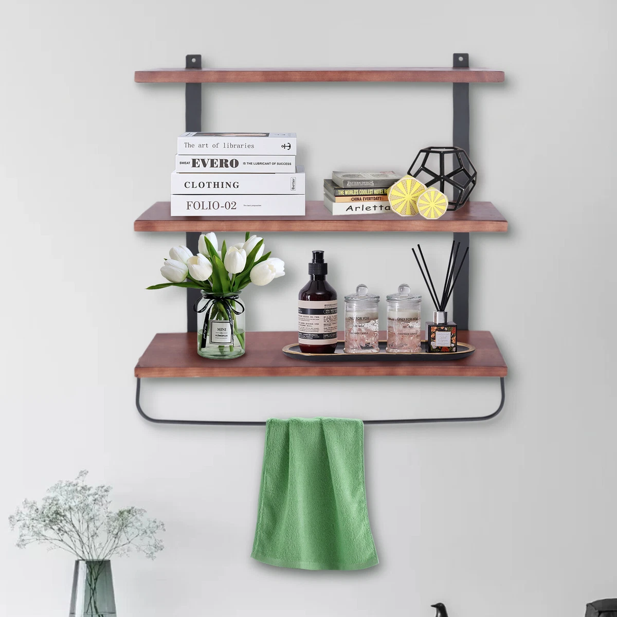 3 Tiered Wall Mounted Shelves