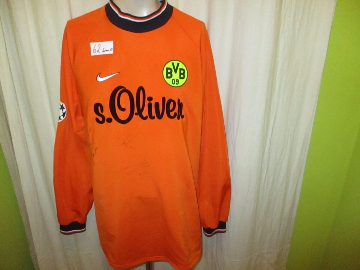 Borussia Dortmund Nike Champions League Matchworn Jersey 97 Borussia Dortmund Nike Champions League Matchworn Jersey 97
