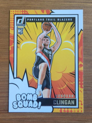2024-25 Panini Donruss Donovan Clingan #8 Bomb Squad Rookie Card