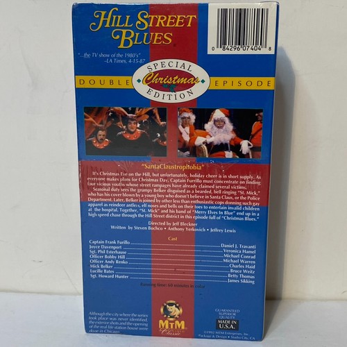Hill Street Blues Christmas Double Episode ©1992 SEALED *BUY 2 GET 1 FREE VHS* - Picture 2 of 6