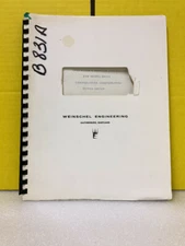 Weinschel FXR Model B831A Temperature Power Meter Operation and Service Manual