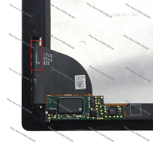 Conjunto de digitalización de pantalla táctil LCD de 12,3" Microsoft Surface Pro 3 1631 - Imagen 5 de 6