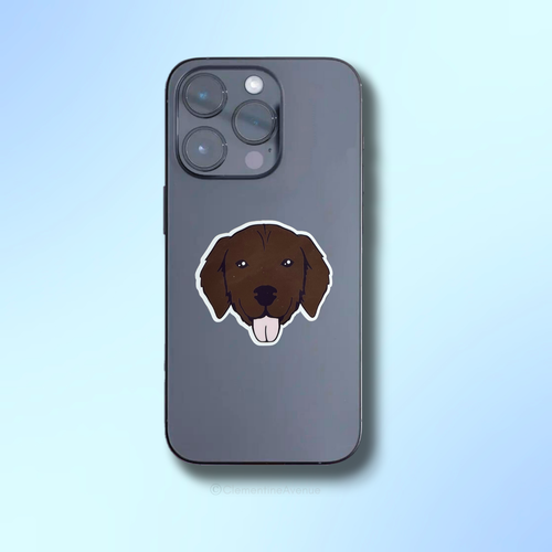 Golden Retriever Labrador Dog Sticker Puppy Pet Car Window Laptop Water Bottle - Picture 3 of 4