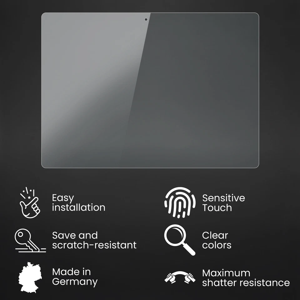Bruni 2x Protective Film for Lenovo Miix 700 Screen Protector Screen Protection - Image 3 of 4