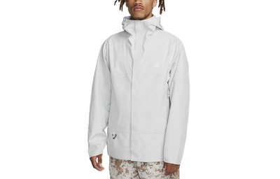 Nike ACG Storm-FIT Cascade Rains Solid Color Logo Long Sleeve Hooded Jacket
