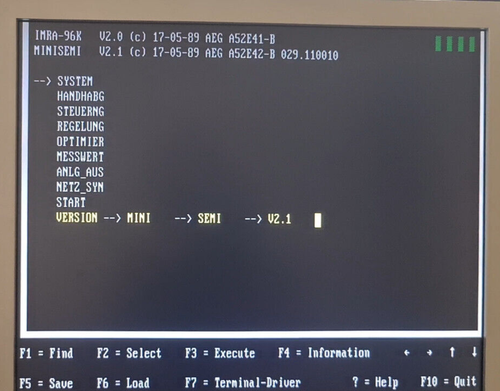 AEG Minisemi D 380(415)/450+GO Stromrichter DC Drive 180 kW + Zubehör - Bild 17 von 18