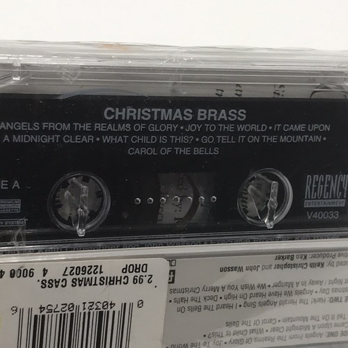 Christmas Brass Featuring Dallas Brass Cassette Tape (1994) Regency Music Sealed - Picture 7 of 7