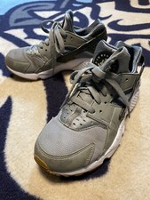 NIKE Air Huarache 318429-022 Sneakers Light Olive White Run Active Gym Men US 6