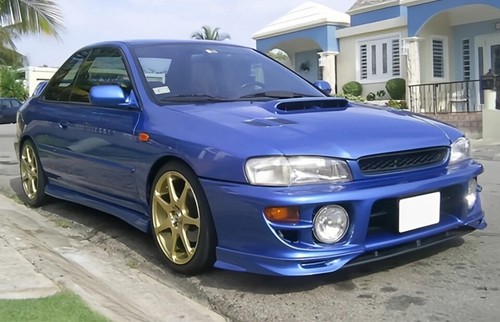 3 Pcs JDM Black Front Bumper Lip Spoiler Splitter Fit 97-01 Subaru Impreza WRX - Picture 1 of 7