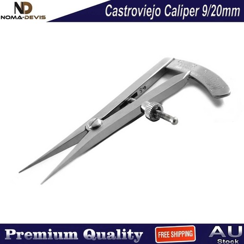 Surgical Orthopedic Measuring Castroviejo Ophthalmic Gauge 9/20mm Bone Caliper - Picture 3 of 4