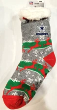NFL Dallas Cowboys Sherpa Slipper Socks, New