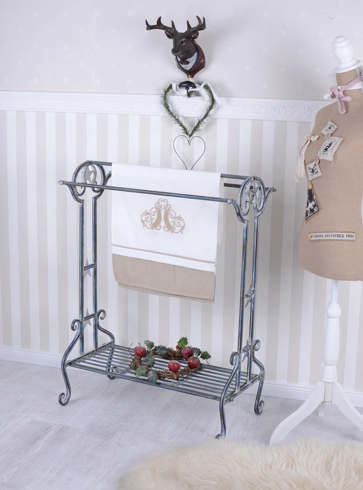 Handtuchtrockner Handtuchständer Eisenständer Standhandtuchhalter Handtuchstange - Bild 3 von 4