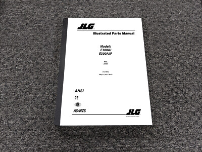 JLG E300AJ E300AJP Boom Lift PVC 2101 Parts Catalog Manual 31215952