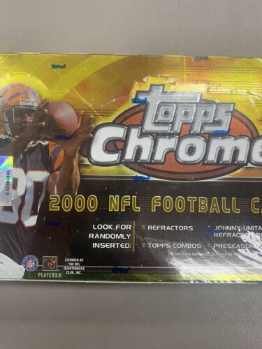 2000 NFL FOOTBALL TOPPS CHROME - FACTORY-SEALED BOX (24 PACKS) ๐ฅ๐ฅ - Picture 3 of 5