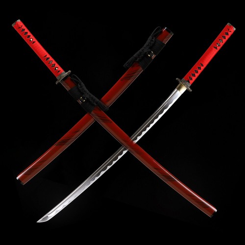 Battle Ready Katana Carbon Steel Japanese Samurai Sword Full Tang Razor Sharp