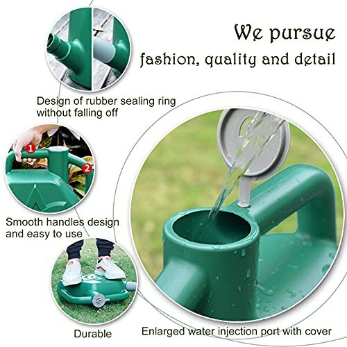 Watering Can Outdoor Plant Lightweight Deluxe 1.5 Gallon Plastic 6 L Resin Water - Picture 7 of 8