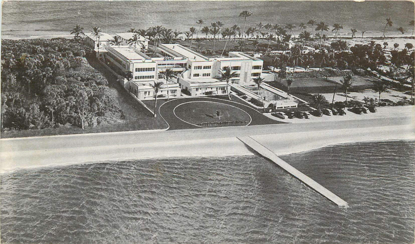 Florida, FL, Palm Beach, Poray Apt Hotel Chrome Postcard Falak Tayyeb