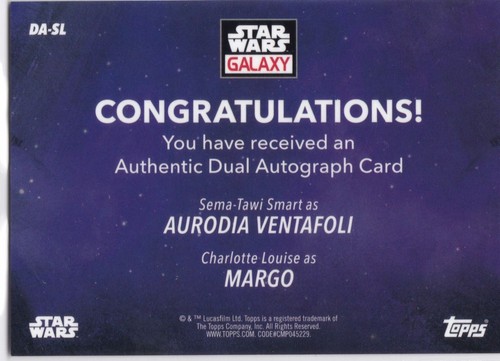 Star Wars 2021 cromado Galaxy doble automático Sema-Tawi inteligente y Charlotte Louise 04/25 - Imagen 2 de 2