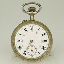 Rare Antique Pocket Watch Men's no fusee duplex chronometer no repeater RAR