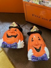 Salière et poivrière Fitz and Floyd Derby Citrouilles