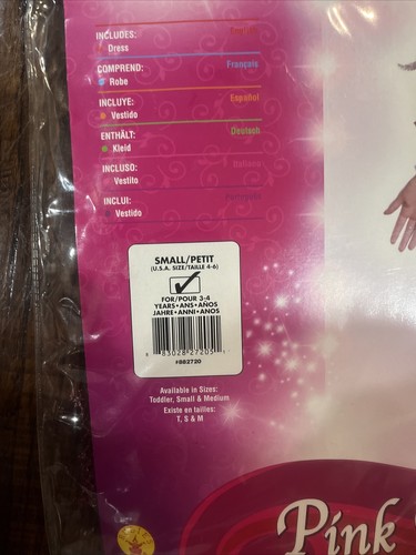 Girls Pink Mermaid Costume - Picture 3 of 3