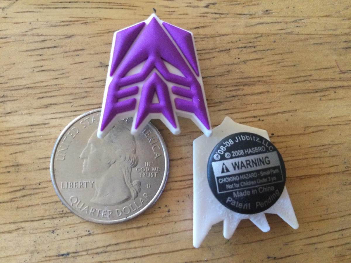 Transformers Optimus Bumble Bee Megatron AUTHENTIC JIBBITZ