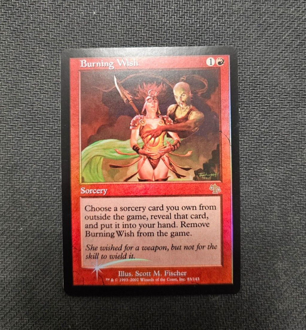 FOIL Burning Wish -  Judgment  MTG  Magic the Gathering  NM