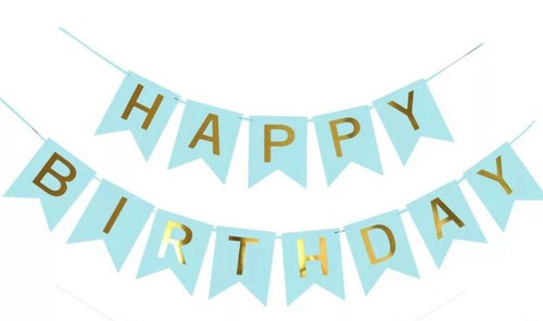 Happy Birthday Banner Bunting Garland Party decoration decor - Picture 7 of 18