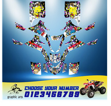 Yamaha Blaster YFS200 1988-2006 Graphics Kit – Custom ATV Sticker Decals Set