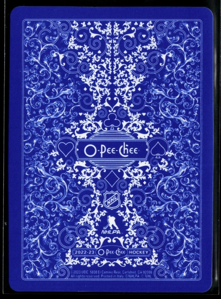 2022-23 O-Pee-Chee Playing Cards Mitch Marner #7SPADES - Image 2 of 2